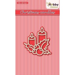 (HSDJ017)Hobby Solutions Dies Christmas Candles