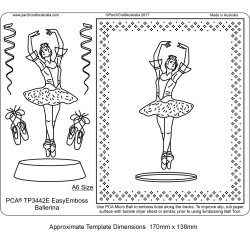 (TP3442E)PCA® EasyEmboss Ballerina