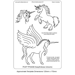 (TP3444E)PCA® EasyEmboss Unicorns