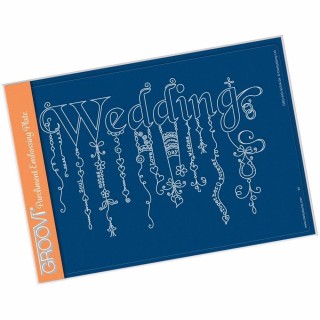 (GRO-WO-40744-04)Groovi Plate A5 WEDDING DANGLES
