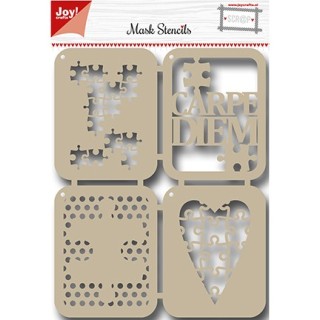 (6002/0840)Scrapbooking Stencil Carpe Diem