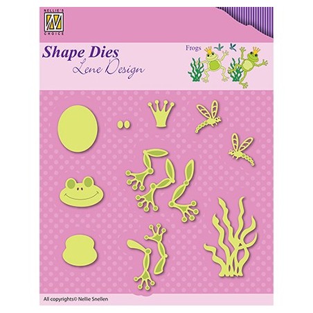 (SDL045)Nellie's Shape Dies Animals Frogs