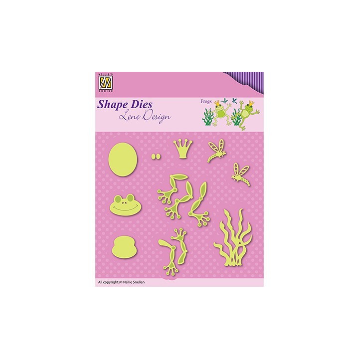 (SDL045)Nellie's Shape Dies Animals Frogs