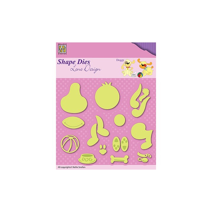 (SDL047)Nellie's Shape Dies  Animals Doggy