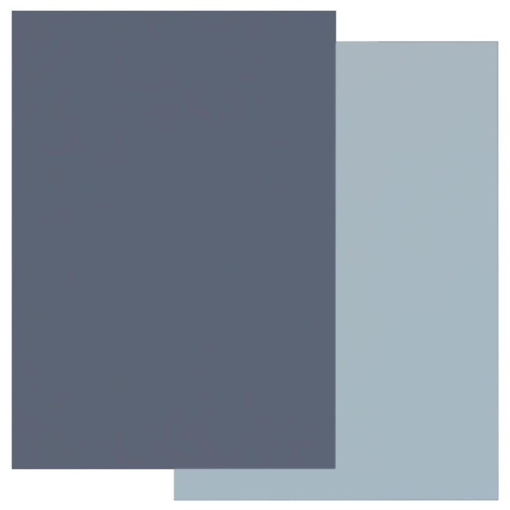 (GRO-AC-40775-A4)Groovi Parchment Paper A4 TWO TONES MIDNIGHT BLUE & SKY BLUE