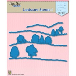 (SDB010)Nellie's Shape Dies Landscape scenes-1