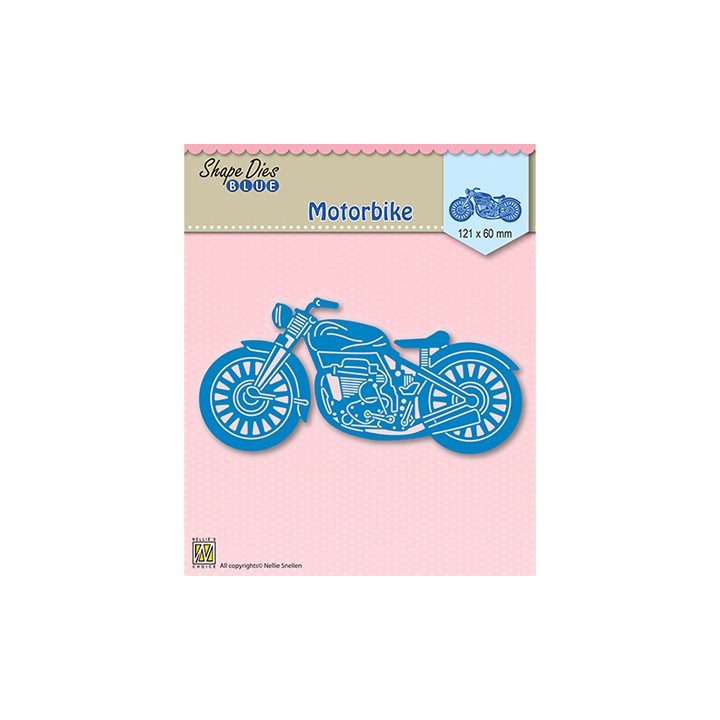 (SDB001)Nellie's Shape Dies Motorbike