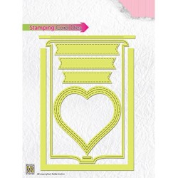 (STCD001)Nellies Choice Magic Card Die- Heart