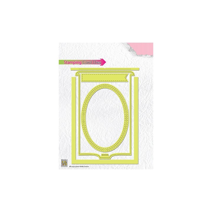 (STCD002)Nellies Choice Magic Card Die- Oval