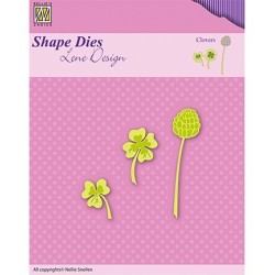 (SDL048)Nellie's Shape Dies  Clovers