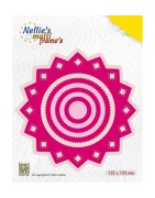 (MFD110)Nellie's Multi Frame Dies Rosette sharp