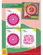 (MFD110)Nellie's Multi Frame Dies Rosette sharp