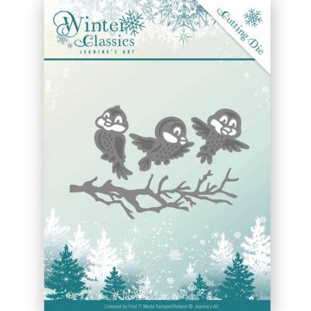 (JAD10027)Die - Jeanine's Art - Winter Classics - Winter birds