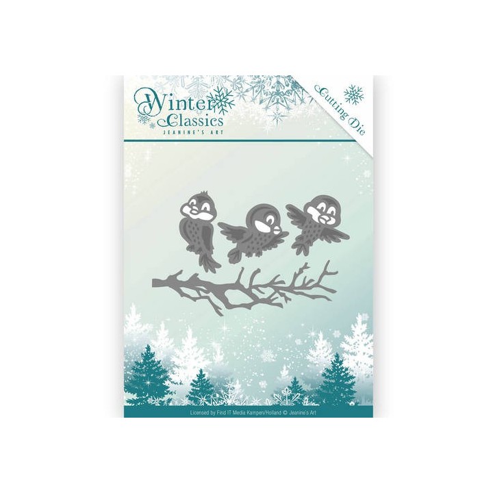 (JAD10027)Die - Jeanine's Art - Winter Classics - Winter birds