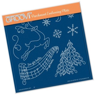 (GRO-CH-40740-03)Groovi Plate A5 JINGLE BELLS