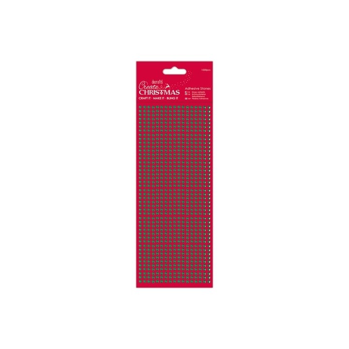 (PMA-351904)Adhesive Stones (1530pcs) - Green