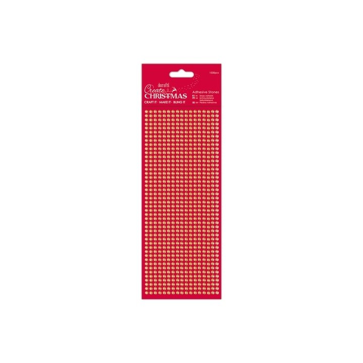 (PMA-806000)Adhesive Stones (1530pcs) - Gold