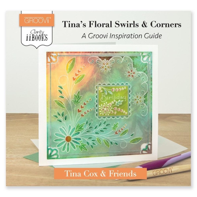 (ACC-BO-30544-XX)CLARITY II BOOK: TINA'S FLORAL SWIRLS & CORNERS