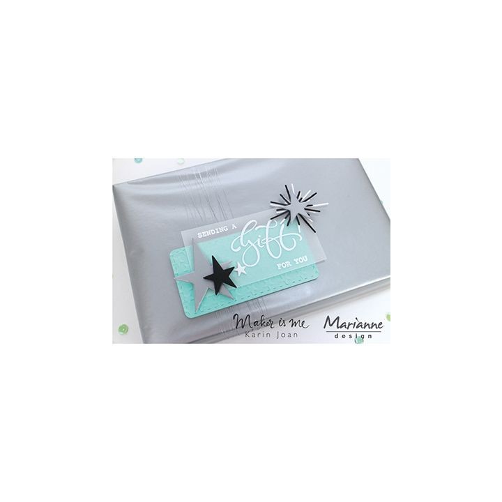 (KJ1718)Clear stamp Giftwrapping: Gift of love