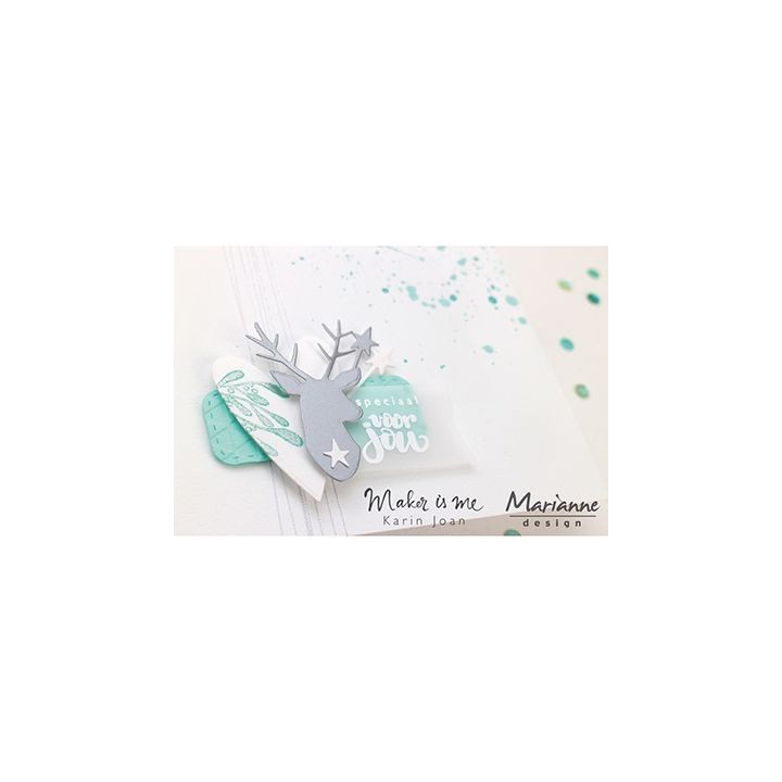 (KJ1716)Clear stamp Giftwrapping: Tags & threads