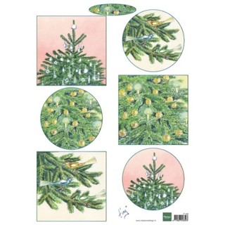 (IT598)3D Tiny's Christmas trees