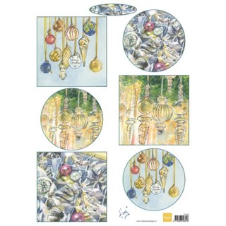 (IT597)3D Tiny's Christmas baubles