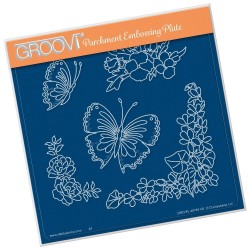 (GRO-FL-40761-03)Groovi Plate A5 FRILLY SQUARE FRIENDS