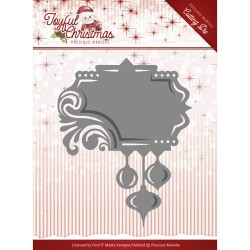 (PM10107)Die-Precious Marieke - Joyful Christmas - Label ornament