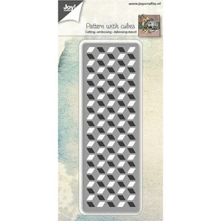 (6002/0963)Cutting, Embossing & Debossing pattern with cubes