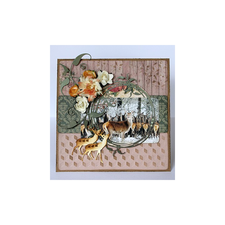 (6002/0963)Cutting, Embossing & Debossing pattern with cubes