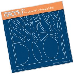 (GRO-TR-40621-03)Groovi Plate A5 WOODLAND GLADE