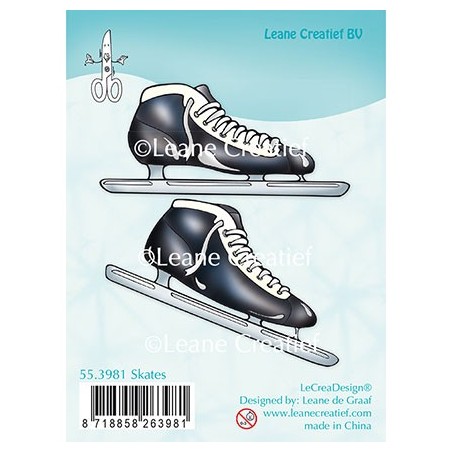 (55.3981)Clear stamp Skates