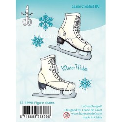 (55.3998)Clear stamp Figure Skates