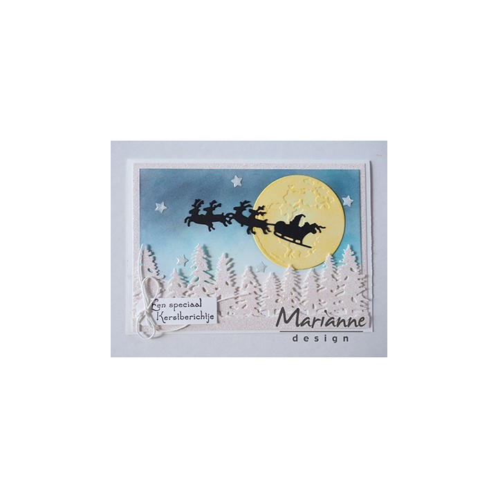 (LR0500)Creatables stencil Creatable Moon