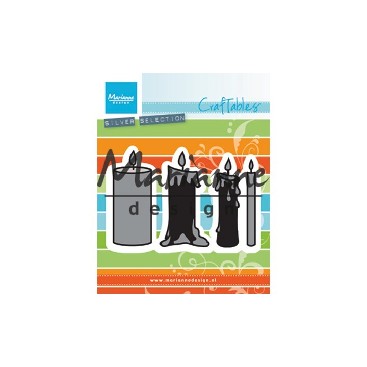 (CR1426)Craftables stencil Candles set