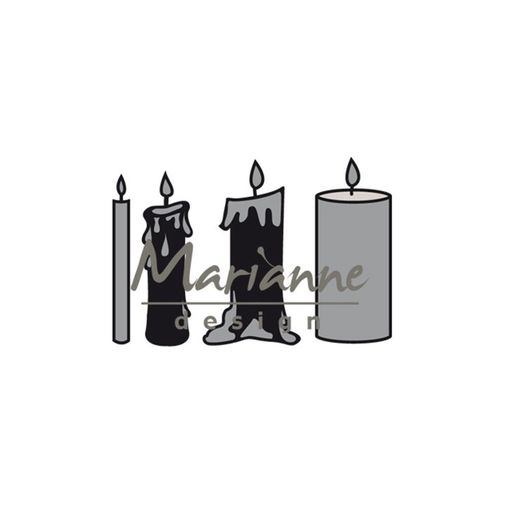 (CR1426)Craftables stencil Candles set