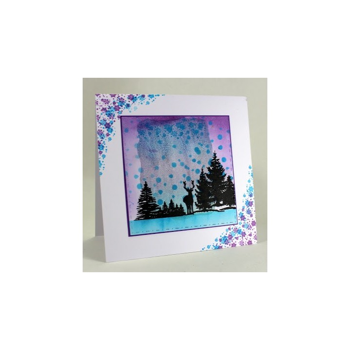 (JND0010)John Next Door Clear Stamp A6 Christmas Textures