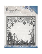 (ADD10120)Die - Amy Design - Vintage Winter - Village Frame Square