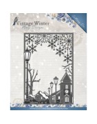 (ADD10121)Die - Amy Design - Vintage Winter - Village Frame Straight
