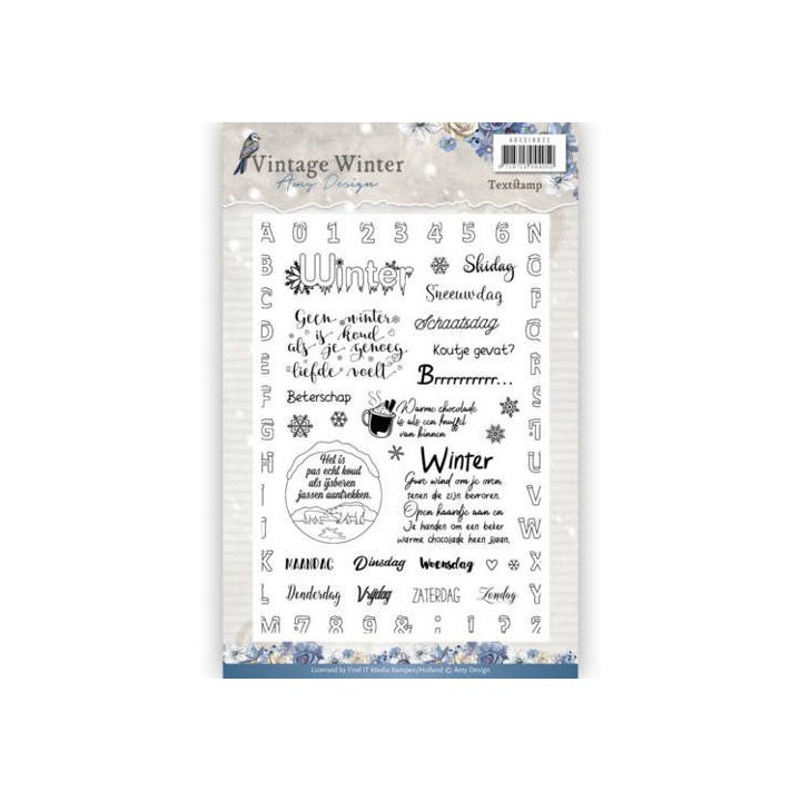 (ADCS10020)Clear Stamp - Amy Design - Sweet Pet tekst