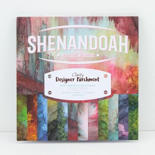 (ACC-CA-30542-88)DESIGNER PARCHMENT PAPER 8" X 8" SHENANDOAH