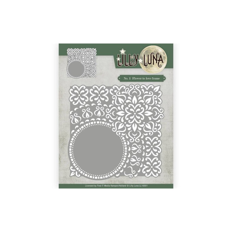 (LL10001)Die - Lilly Luna - Flowers to love frame