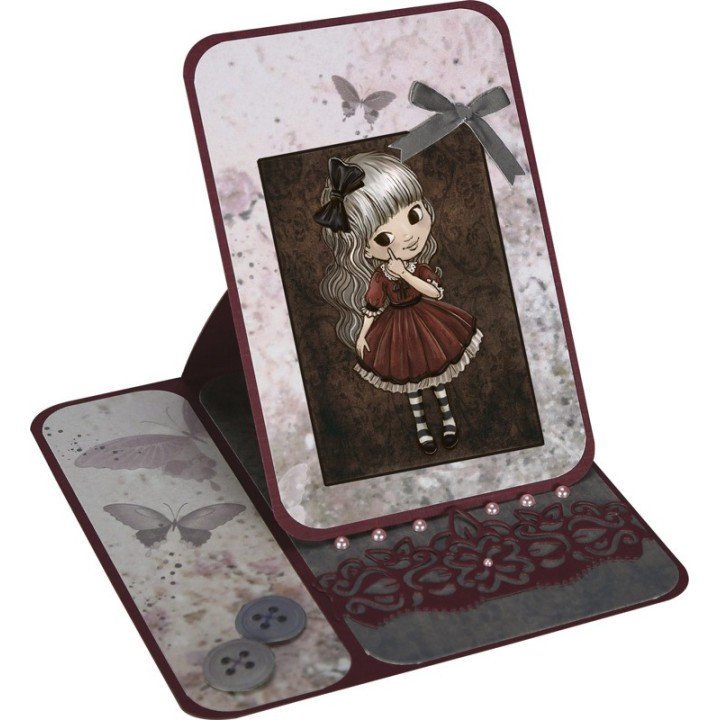 (LL10002)Die - Lilly Luna - Flowers to love border