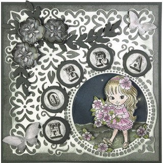 (LL10001)Die - Lilly Luna - Flowers to love frame