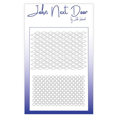 (JNDM0001)John Next Door Stencil Duo Mask Waves