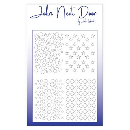 (JNDM0003)John Next Door Stencil Quatro Stars