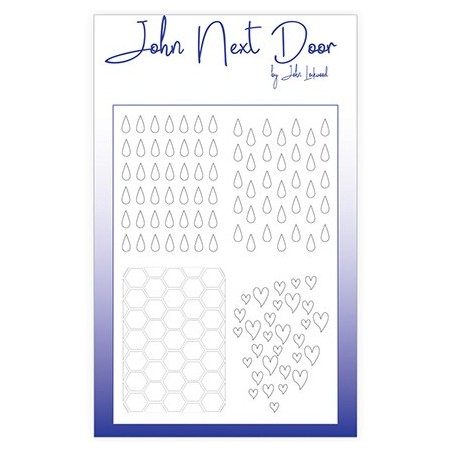(JNDM0004)John Next Door Stencil Quatro Drops
