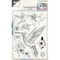(6410/0464)Clear stamp Hummingbirds