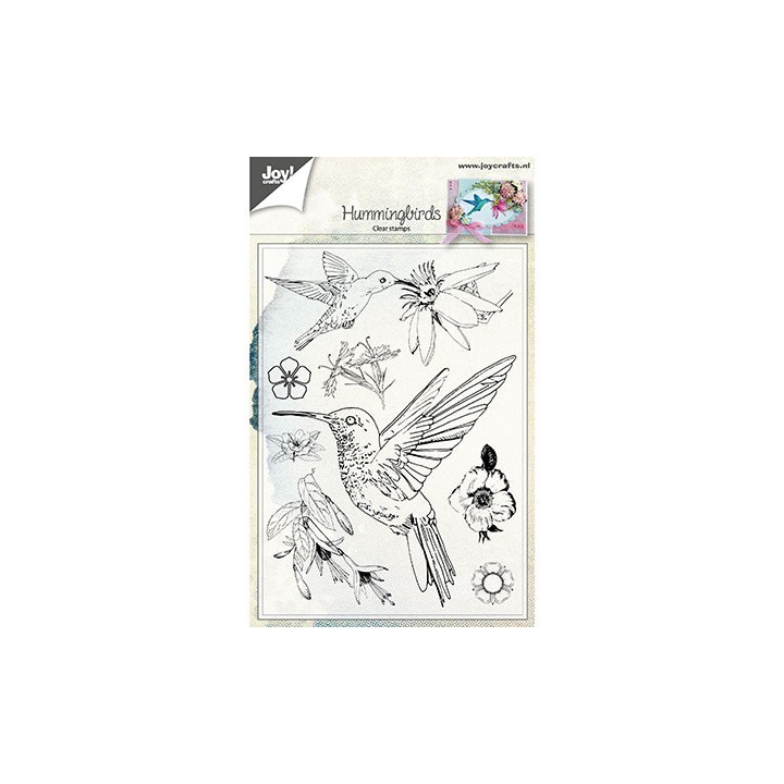 (6410/0464)Clear stamp Hummingbirds