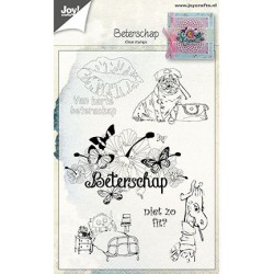 (6410/0461)Clear stamp Beterschap NL